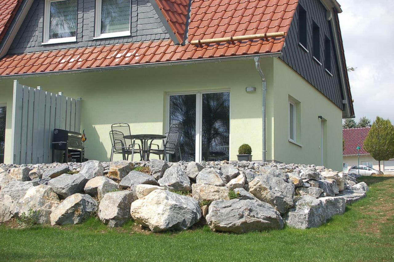 Behagliches Ferienhaus Zaunkoenig -Mit Kamin Und Sauna Tanne Exterior foto